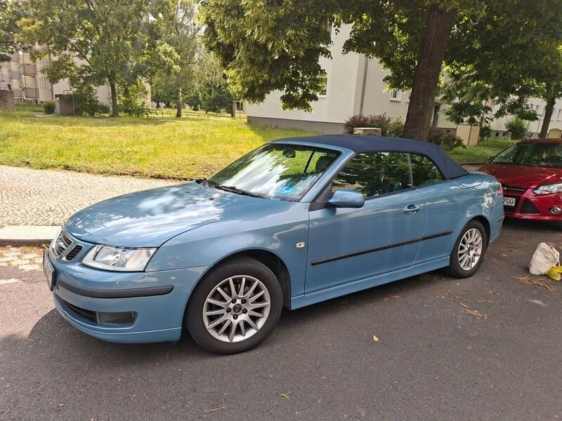 Blau Gebraucht 2007 Saab 9-3 Cabriolet Vector Cabrio | 14.600 € (Teuer) - Bild 1/4