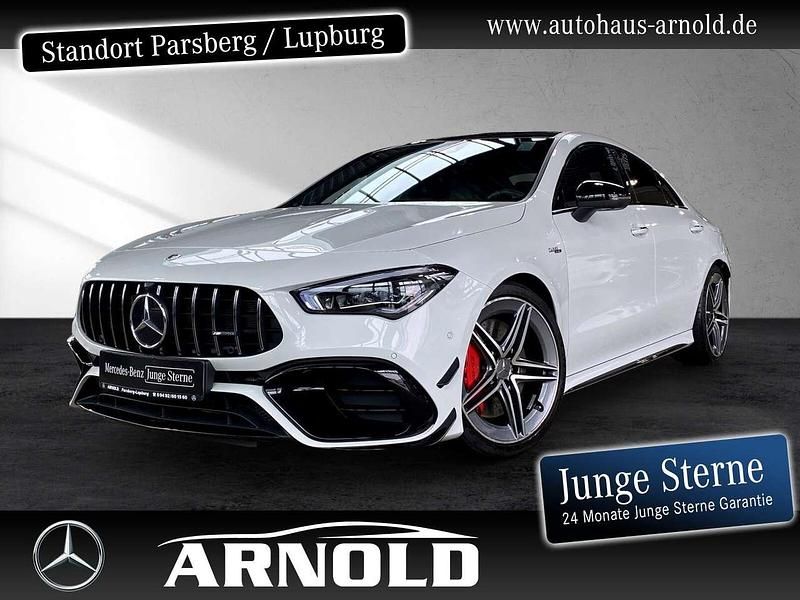 Digitalweiß Gebraucht 2023 Mercedes CLA45 AMG AMG Coupé | 58.890 € (Fairer Preis) - Bild 1/4