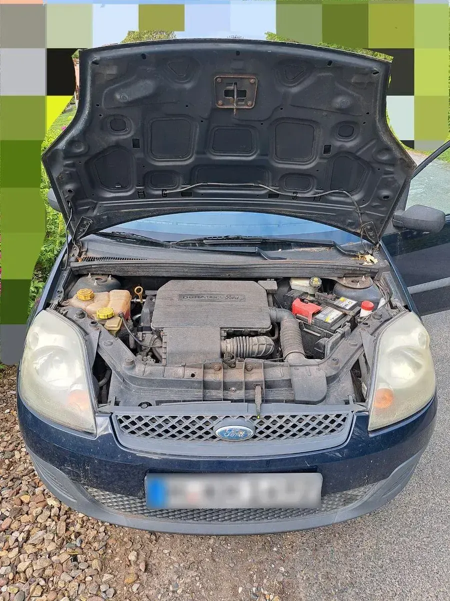 Gebraucht Ford Fiesta 60 PS (44 kW) 2006 Blau Kleinwagen
