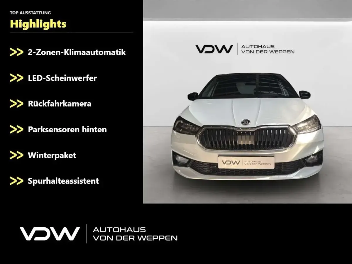 Gebraucht Skoda Fabia Style 110 PS (80 kW) 2022 Weiß Kleinwagen