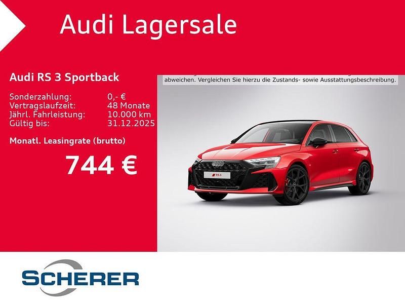 Rot Neu 2025 Audi RS3 Sportback Sport Kleinwagen | 66.990 € (Superpreis) - Bild 1/4