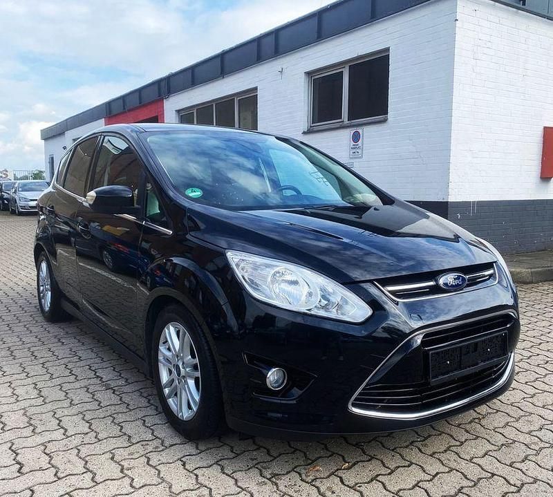 Schwarz Gebraucht 2014 Ford C-MAX Titanium Van / Kleinbus | 6.295 € (Fairer Preis) - Bild 1/4