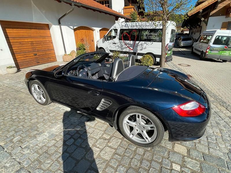 Second-hand Porsche Boxster 245 CP (180 kW) 2008 Albastru Cabrio