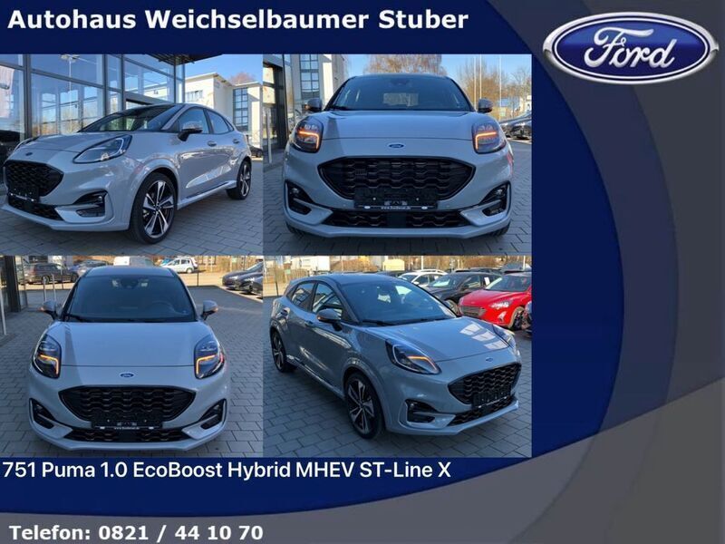 Grau Gebraucht 2021 Ford Puma ST-Line X SUV | 20.900 € (Fairer Preis) - Bild 1/4