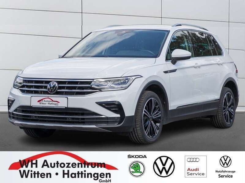 Pure white Gebraucht 2023 VW Tiguan Elegance SUV | 25.975 € (Guter Preis) - Bild 1/4