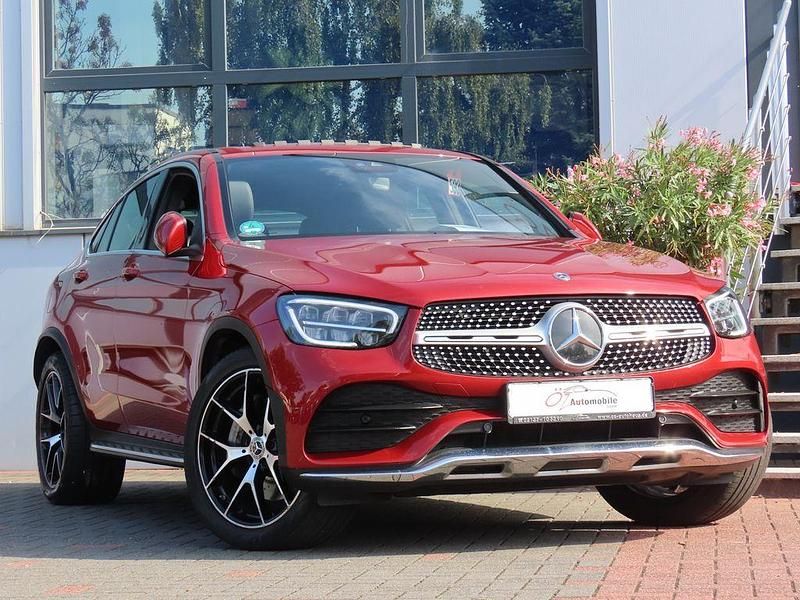 Rot Gebraucht 2020 Mercedes GLC220 Coupé | 34.900 € (Guter Preis) - Bild 1/3