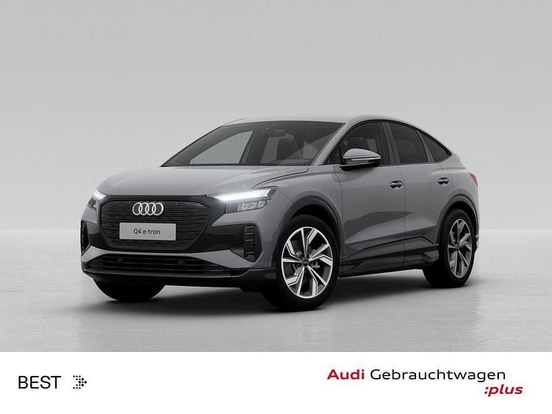 Grau Gebraucht 2022 Audi Q4 Sportback e-tron Advanced SUV | 25.888 € (Superpreis) - Bild 1/4