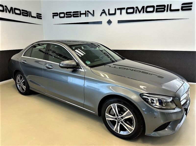 Selenitgrau lack Gebraucht 2019 Mercedes C400 Avantgarde Limousine | 33.750 € (Fairer Preis) - Bild 1/4