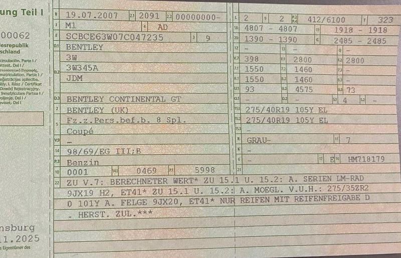 Gebraucht Bentley Continental GT 560 PS (411 kW) 2007 Grau Coupé