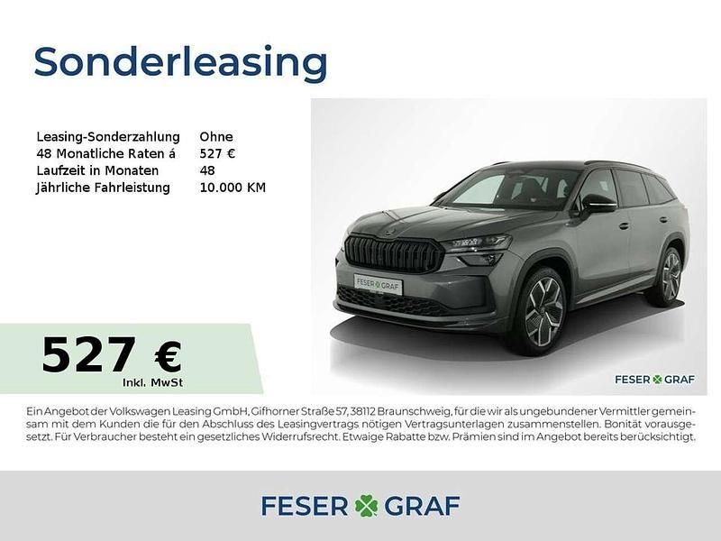 Graphitegrau Neu 2025 Skoda Kodiaq SportLine SUV | 51.690 € (Fairer Preis) - Bild 1/2