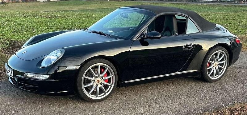 Schwarz Gebraucht 2006 Porsche 911 Carrera S Cabriolet Cabrio | 59.500 € (Etwas zu teuer) - Bild 1/4