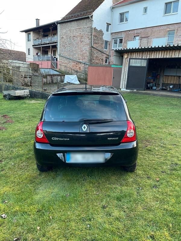 Gebraucht Renault Clio II Campus 58 PS (42 kW) 2007 Schwarz Kleinwagen