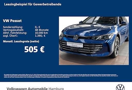 Blau Neu 2025 VW Passat Elegance Kombi | 72.500 € - Bild 1/4