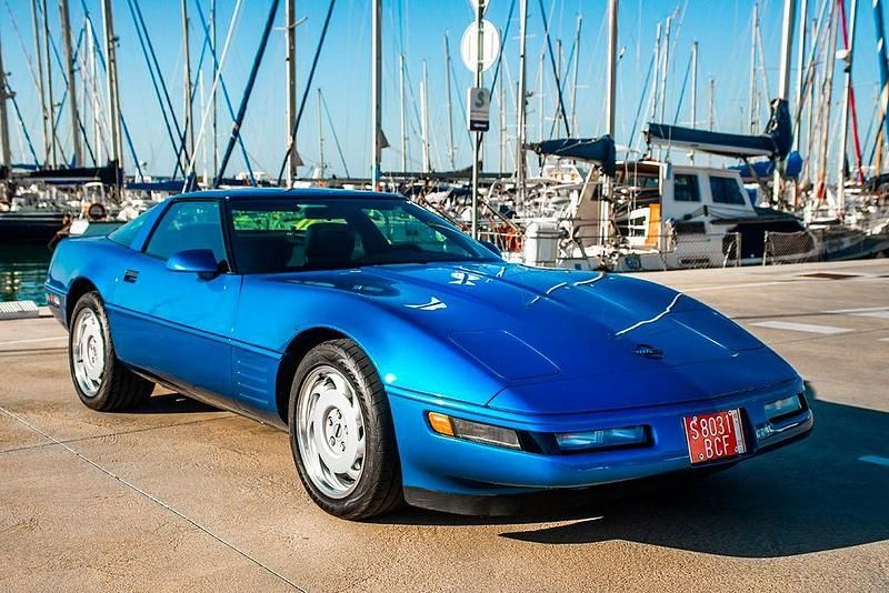 Gebraucht Corvette C4 354 PS (260 kW) 1990 Blau Cabrio