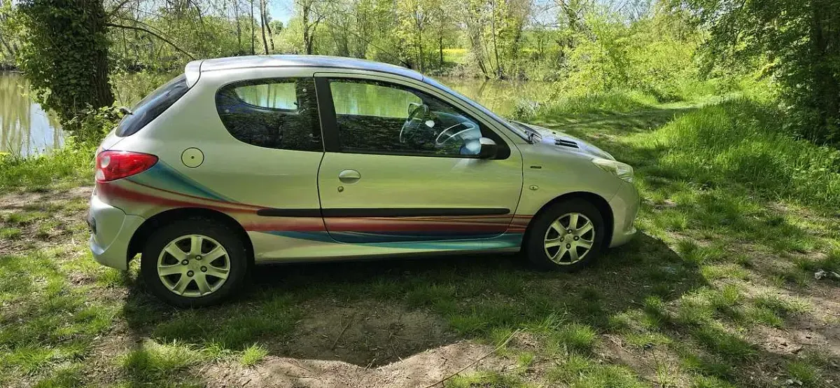 Gebraucht Peugeot 206 Basis 60 PS (44 kW) 2010 Grau Kleinwagen