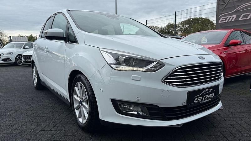 Weiß Gebraucht 2016 Ford C-MAX Titanium Van / Kleinbus | 9.990 € (Fairer Preis) - Bild 1/4