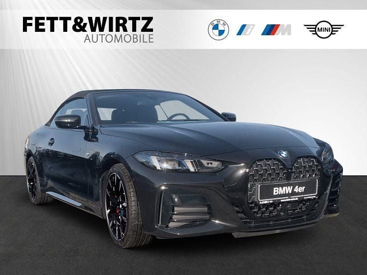 Saphirschwarz metallic Neu 2025 BMW 420 M Sport Cabrio | 56.890 € (Guter Preis) - Bild 1/3