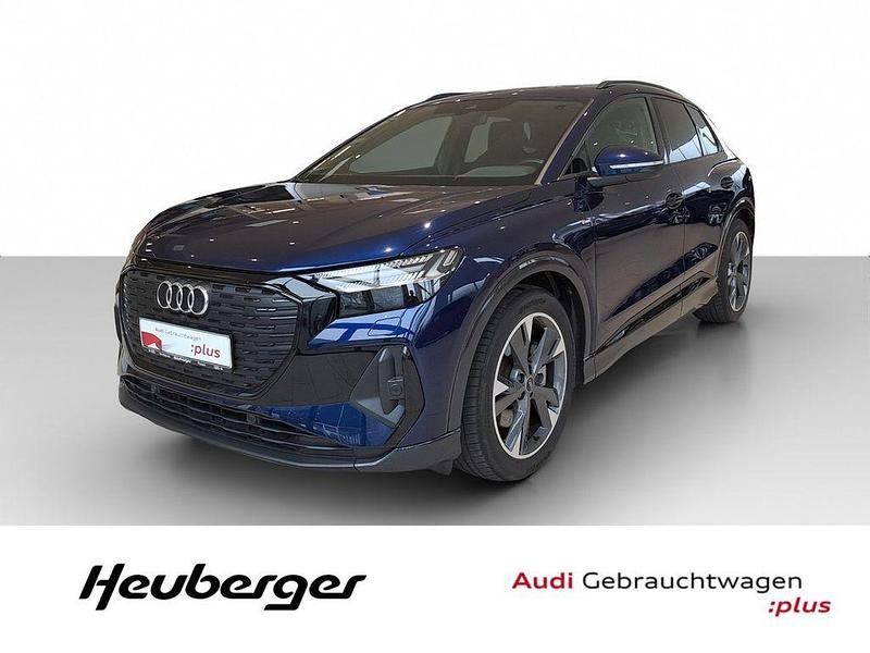 Blau Gebraucht 2021 Audi Q4 e-tron S-Line SUV | 36.460 € (Fairer Preis) - Bild 1/4