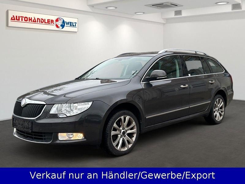 Braun Gebraucht 2010 Skoda Superb Kombi | 4.499 € (Superpreis) - Bild 1/3