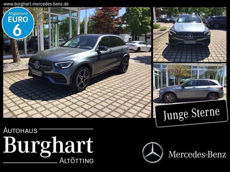 Lack selenitgrau Gebraucht 2020 Mercedes GLC300 AMG line SUV | 37.900 € (Fairer Preis) - Bild 1/4