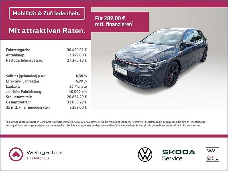 Grau Gebraucht 2023 VW Golf VIII GTI Limousine | 30.420 € (Fairer Preis) - Bild 1/4