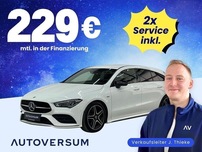 Weiß Gebraucht 2020 Mercedes CLA220 AMG Limousine | 27.985 € (Guter Preis) - Bild 1/3