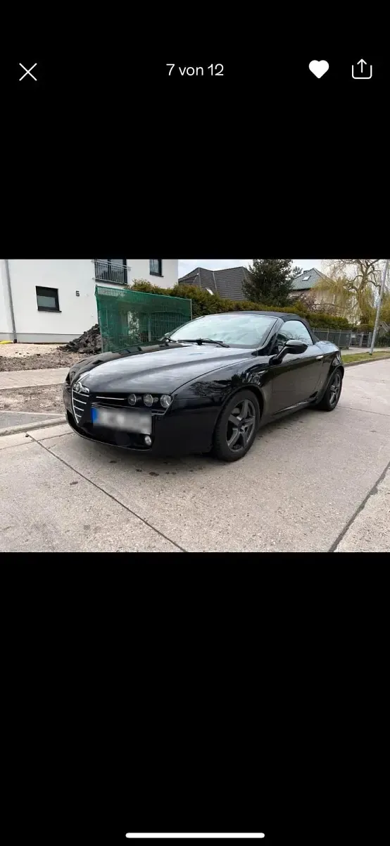 Occasion Alfa Romeo Spider 180 ch (132 kW) 2007 Noir Cabriolet