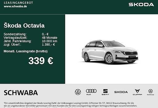 Neu Skoda Octavia Selection 150 PS (110 kW) 2026 Weiß Kombi