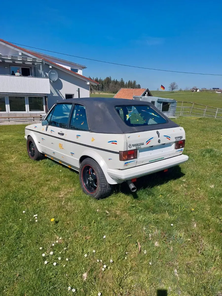Gebraucht VW Golf Cabriolet 1986 Weiß Cabrio
