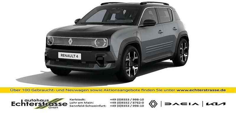 Schiefergrau / schwarz Neu 2025 Renault 4 E-Tech Komfort SUV | 35.495 € (Fairer Preis) - Bild 1/3