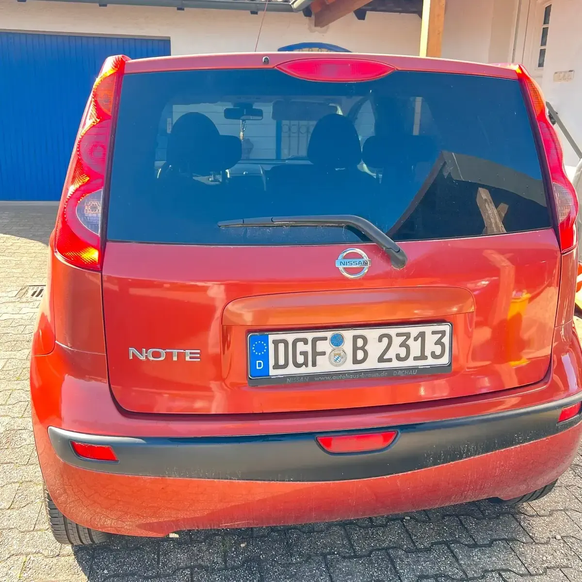 Gebraucht Nissan Note 88 PS (64 kW) 2007 Orange Kleinwagen