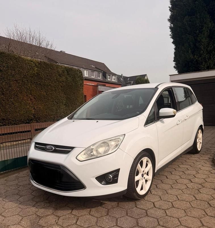 Gebraucht Ford Grand C-Max Titanium 109 PS (80 kW) 2012 Weiß Van / Kleinbus