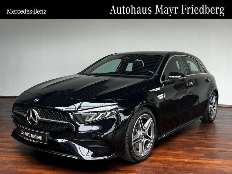 Lack kosmosschwarz Gebraucht 2024 Mercedes A250 Advanced Plus Limousine | 38.889 € (Fairer Preis) - Bild 1/4