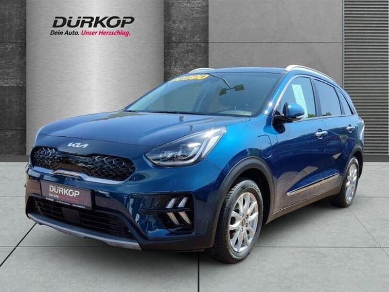 (c3u) ozeanblau met. (metallic) Gebraucht 2022 Kia Niro Spirit SUV | 20.990 € (Etwas zu teuer) - Bild 1/4