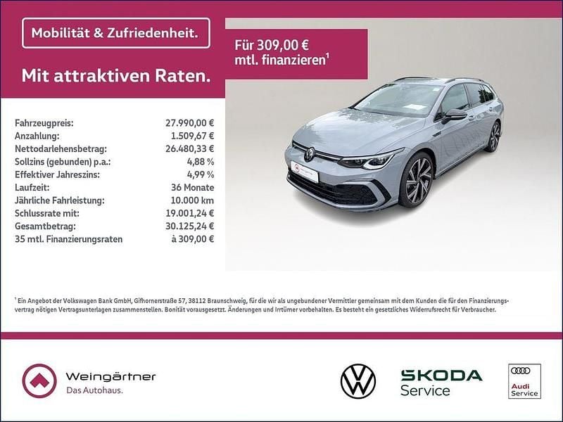 Gebraucht VW Golf VIII R-line 131 PS (96 kW) 2024 Grau Kombi