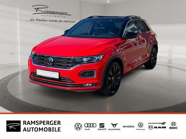 Rot (flashrot/schwarz) Gebraucht 2021 VW T-Roc Sportline SUV | 26.930 € (Guter Preis) - Bild 1/4