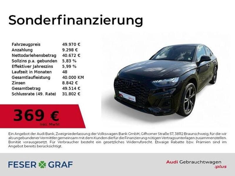Mythosschwarz metallic Gebraucht 2024 Audi Q5 Ambiente SUV | 49.970 € (Etwas zu teuer) - Bild 1/4
