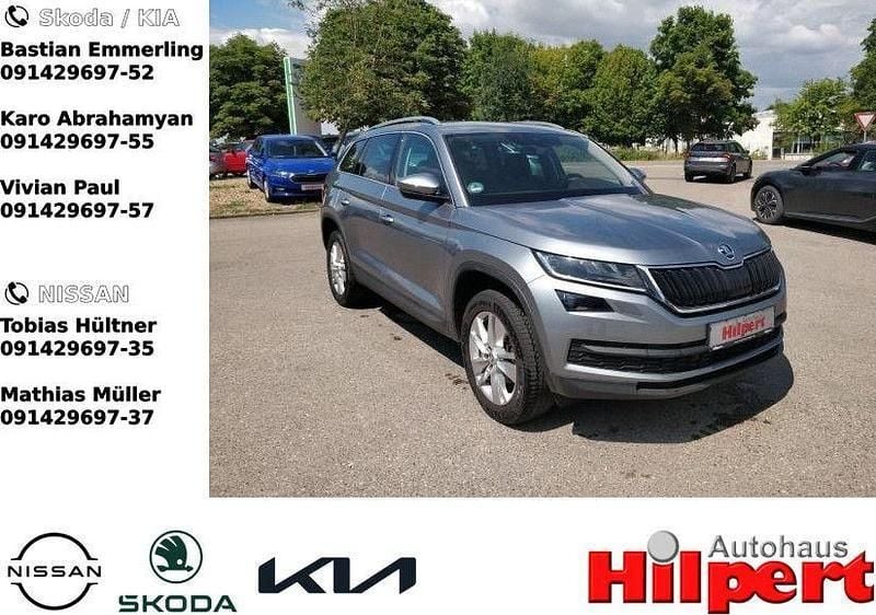 Grau business grau metallic (metallic) Gebraucht 2018 Skoda Kodiaq Style SUV | 22.940 € (Fairer Preis) - Bild 1/4