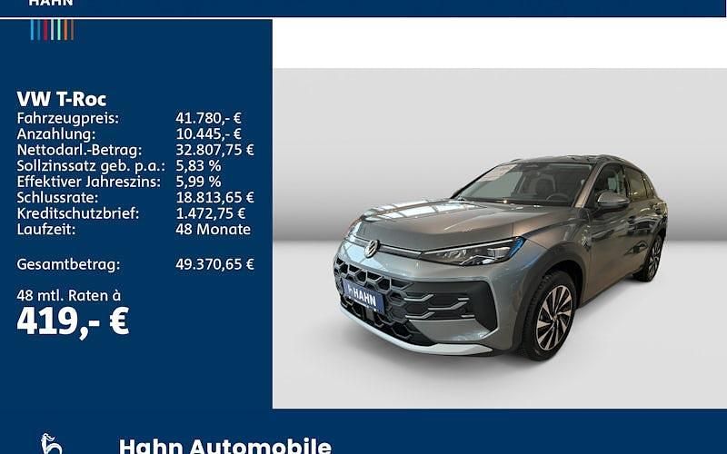 Neu VW T-Roc Style 150 PS (110 kW) 2026 Grau SUV