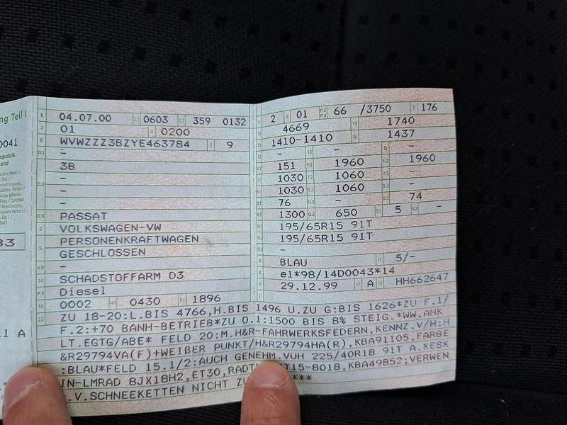 Brugt VW Passat 90 HK (66 kW) 2000 Blå Stationcar