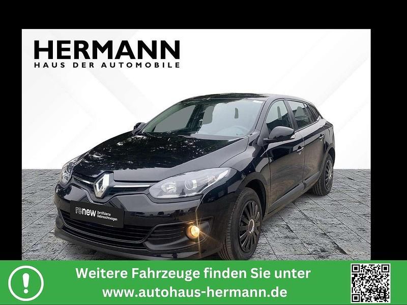 Black pearlschwarz metallic ( Gebraucht 2015 Renault Mégane GrandTour Authentique Kombi | 6.501 € (Etwas zu teuer) - Bild 1/4
