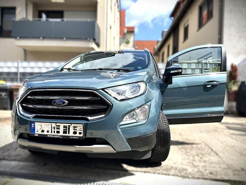 Blau Gebraucht 2019 Ford Ecosport Titanium X SUV | 14.900 € (Fairer Preis) - Bild 1/4