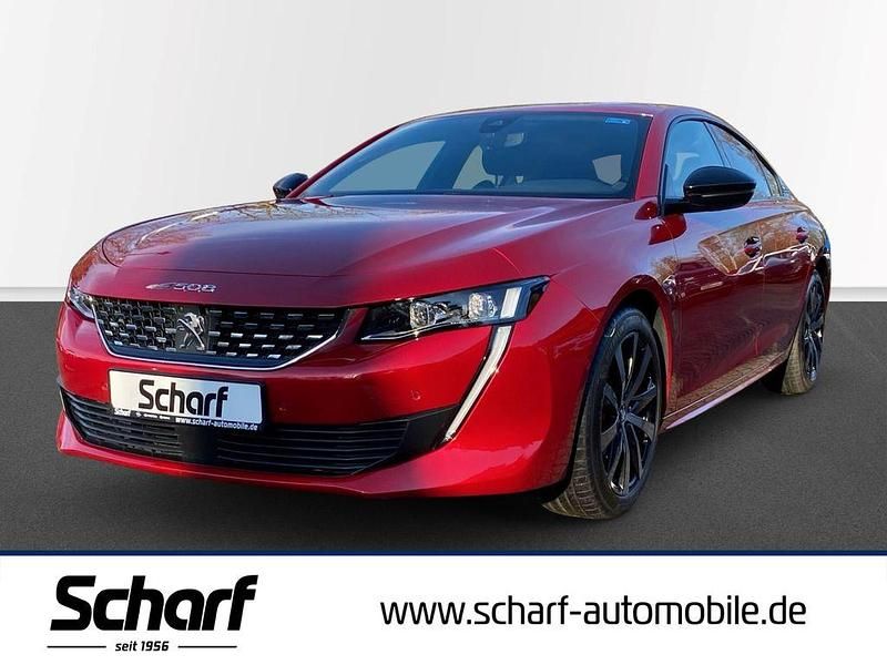 Rot Gebraucht 2019 Peugeot 508 Allure Limousine | 21.790 € (Fairer Preis) - Bild 1/4