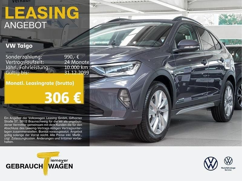 Grau Neu 2025 VW Taigo Life SUV | 22.880 € (Superpreis) - Bild 1/4