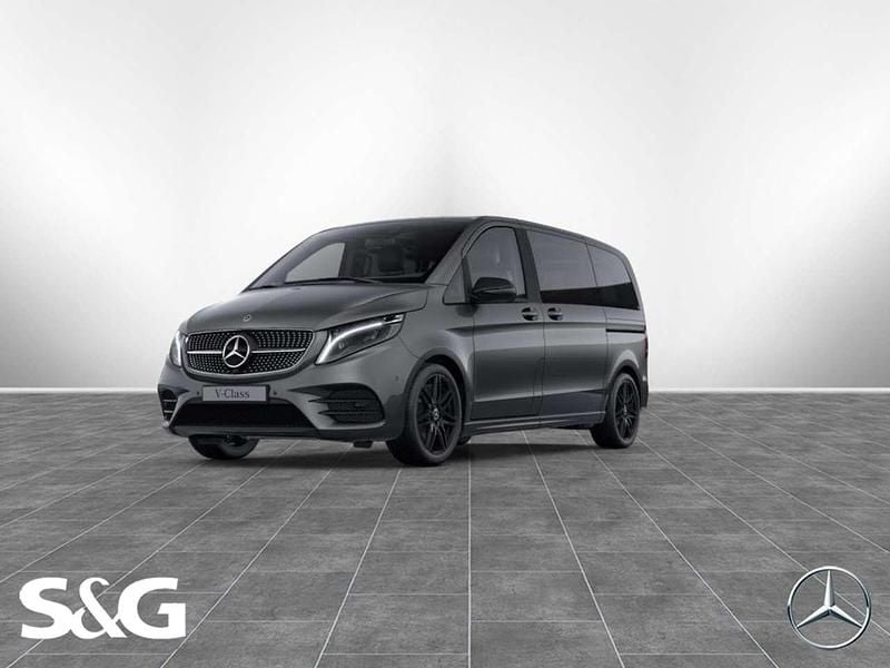 Graphitgrau metallic Gebraucht 2022 Mercedes V300 AMG Van / Kleinbus | 52.469 € (Superpreis) - Bild 1/3