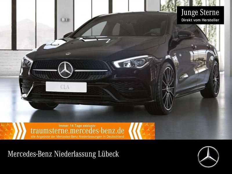 Nachtschwarz Gebraucht 2021 Mercedes CLA180 AMG Limousine | 27.490 € (Fairer Preis) - Bild 1/3