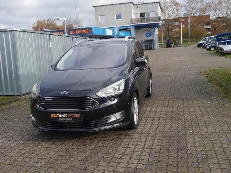 Schwarz Gebraucht 2016 Ford Grand C-Max Titanium Van / Kleinbus | 7.690 € (Superpreis) - Bild 1/4