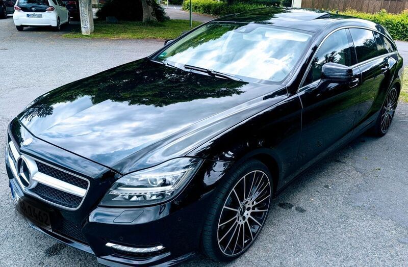 Schwarz Gebraucht 2014 Mercedes CLS350 AMG line Limousine | 20.999 € (Fairer Preis) - Bild 1/4