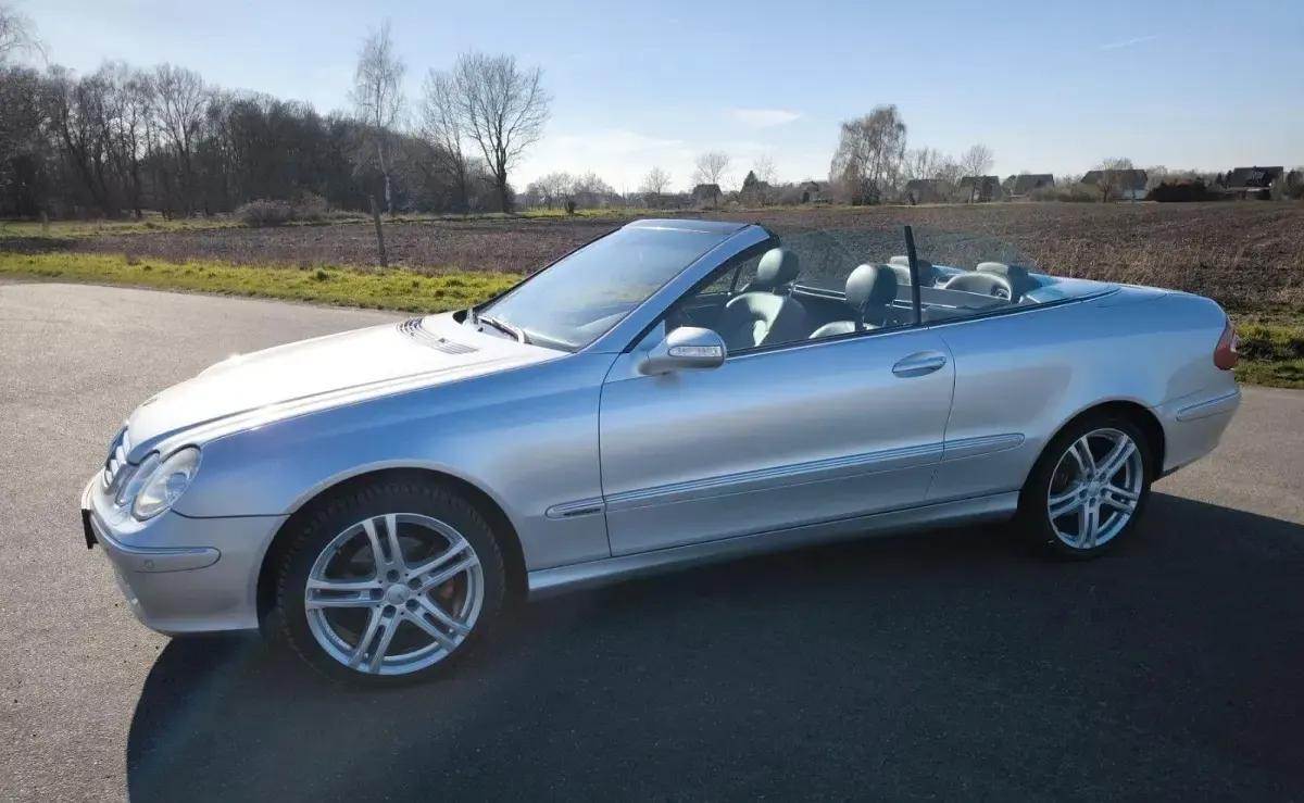 Gebraucht Mercedes CLK200 Elegance 163 PS (119 kW) 2005 Silber Cabrio