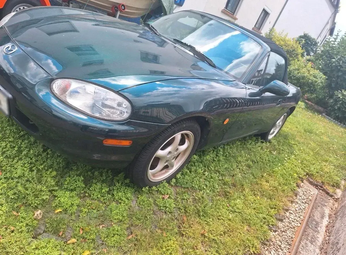 Gebraucht Mazda MX5 110 PS (80 kW) 1998 Grün Cabrio